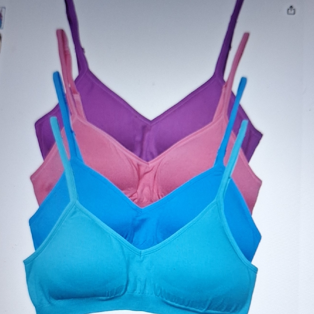 Women's Multi-Color Wireless Bras Set New